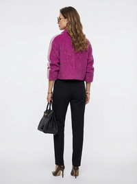 Women's Short Wool Coats With 389 Velvet Peony