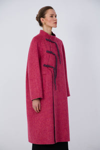 long wool coat for winter holidays