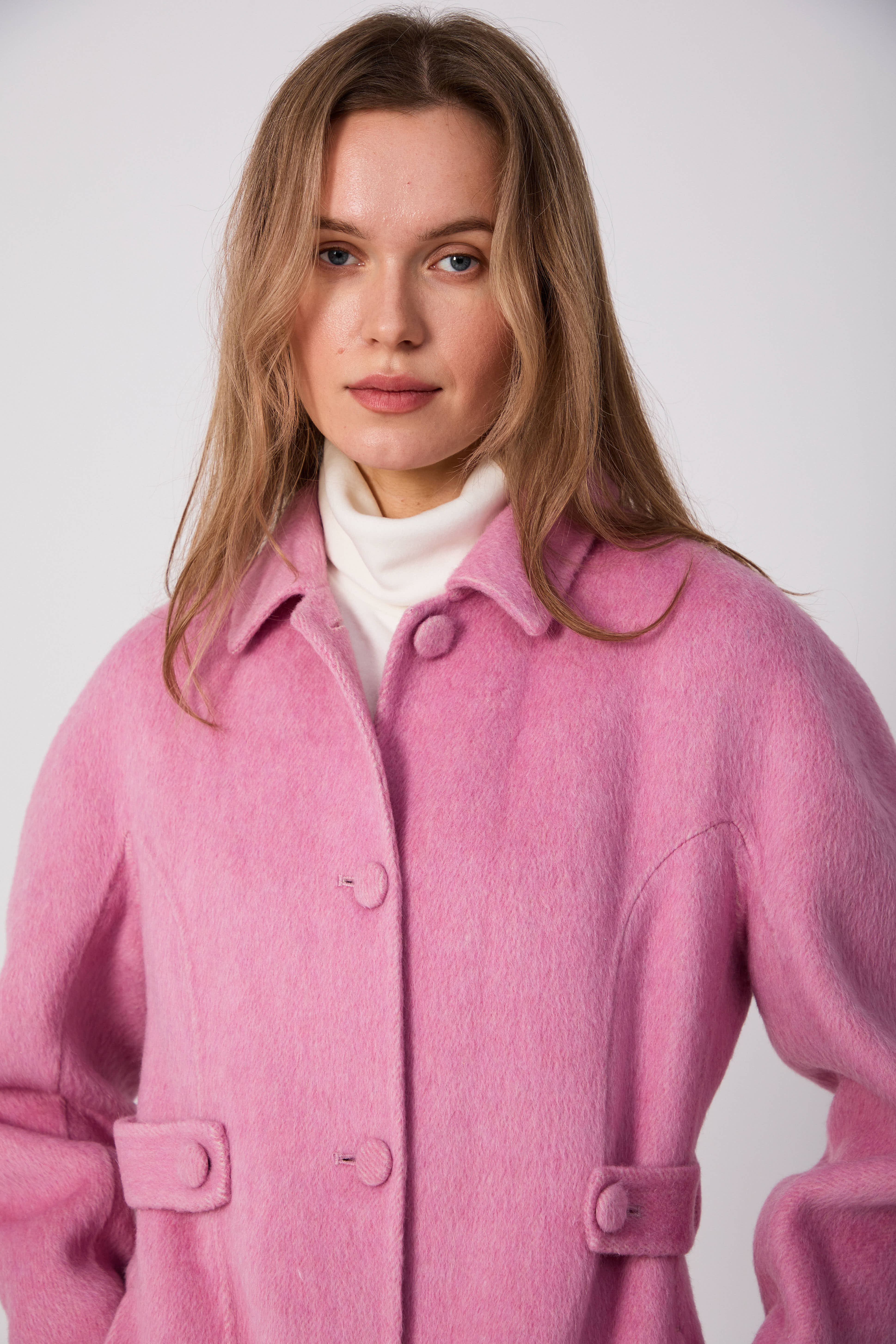 luxury-grade wool outerwear women