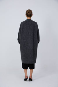 minimalist wool outerwear