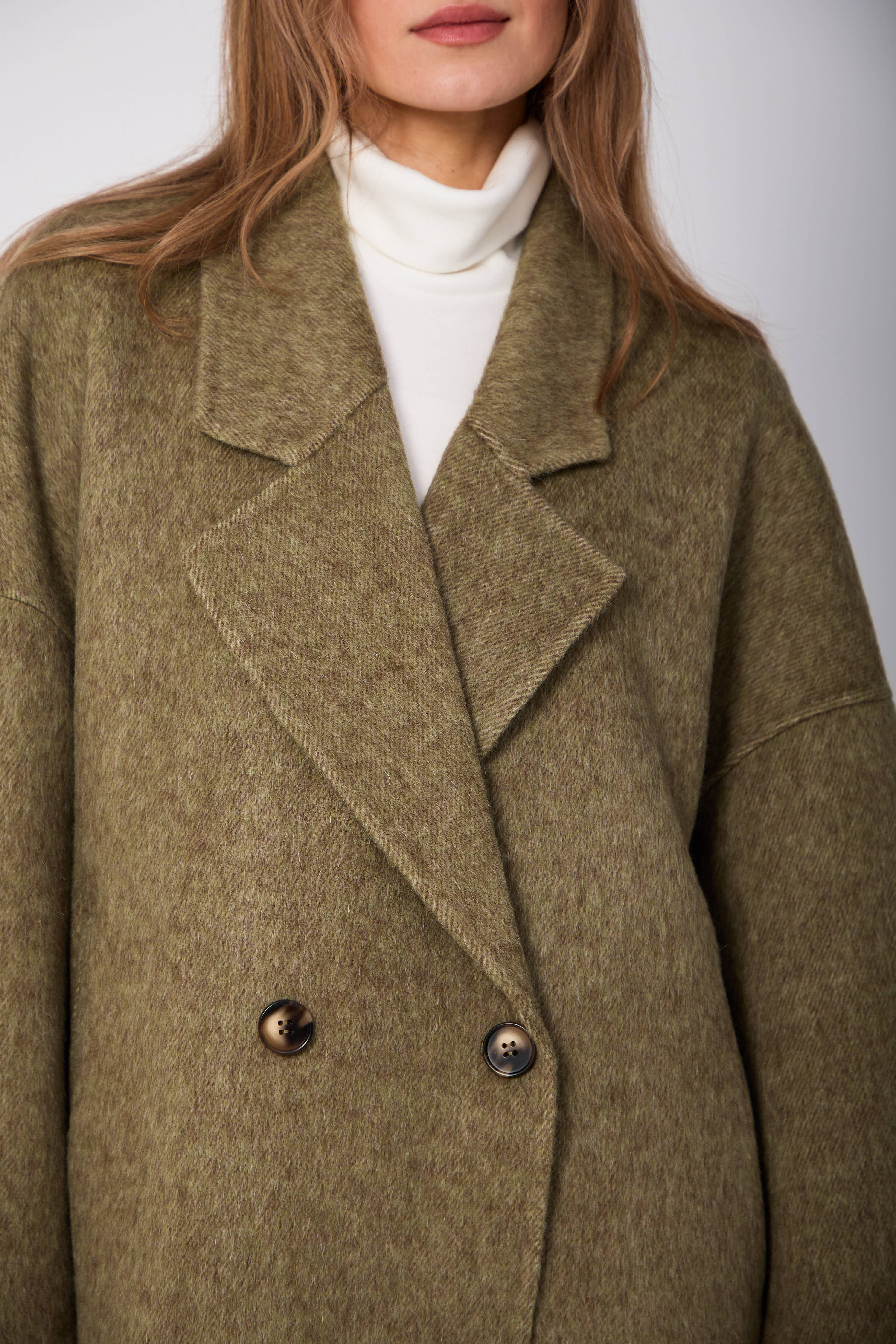 relaxed fit luxury wool coats