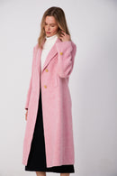 soft touch wool long coats