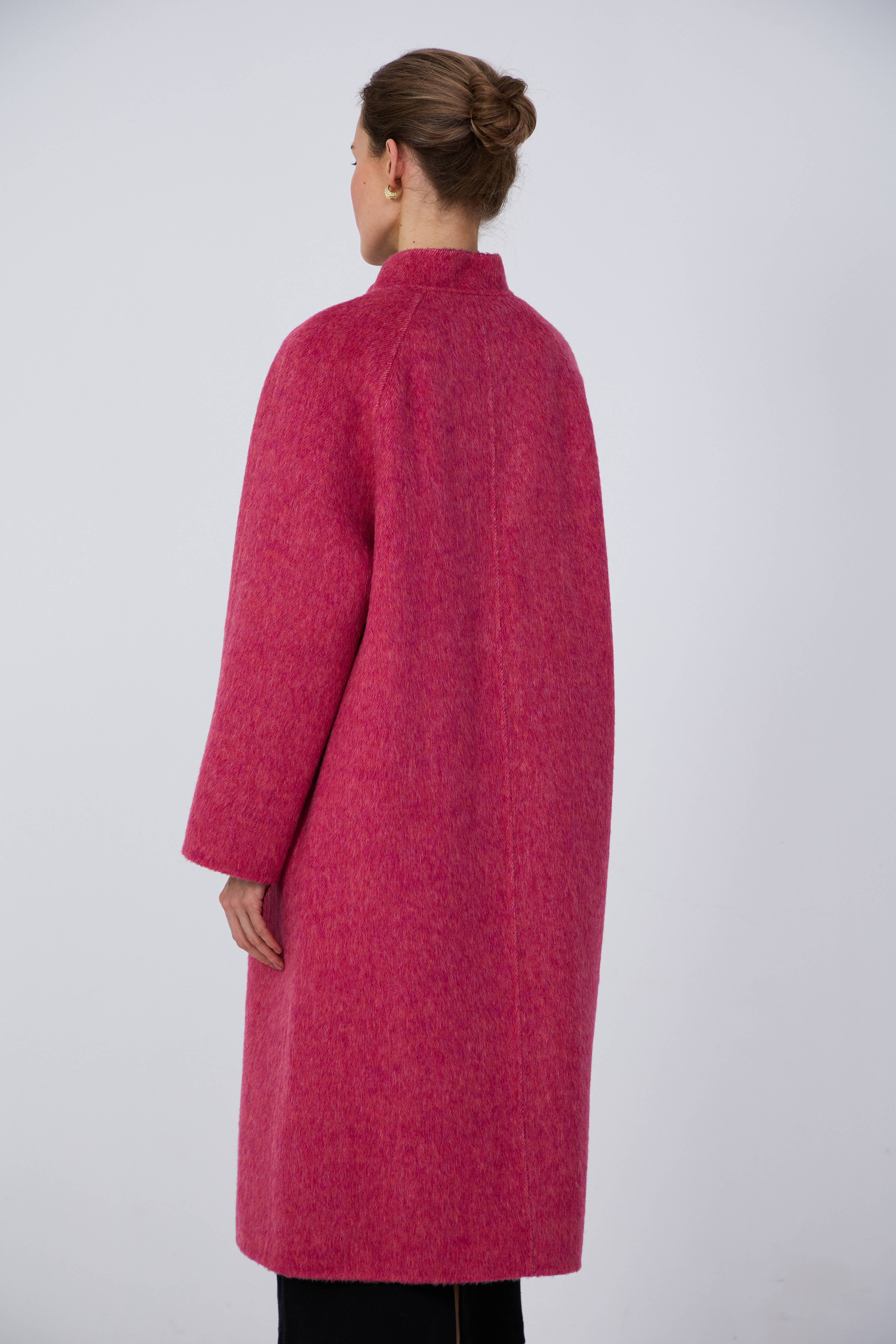wool coat for cold weather commute